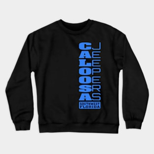 Light Blue Vertical Logo Crewneck Sweatshirt